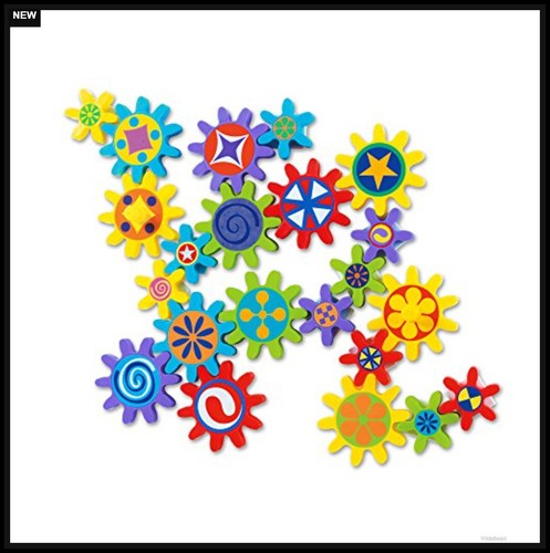 Magnetic gears building set - building,